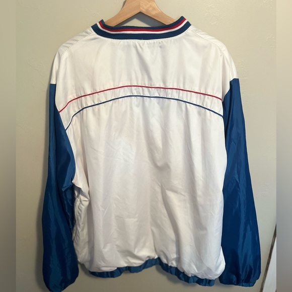 Vintage Chicago Cubs G-III Men's White Windbreaker Pullover Side Zip Jacket XL - Picture 10 of 15